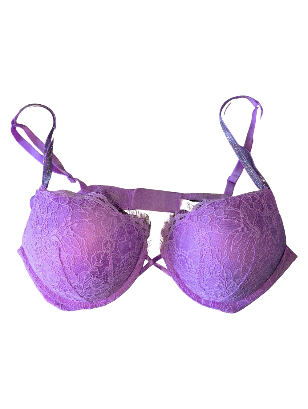 Victoria's Secret Lavender Lace Push-Up Bra